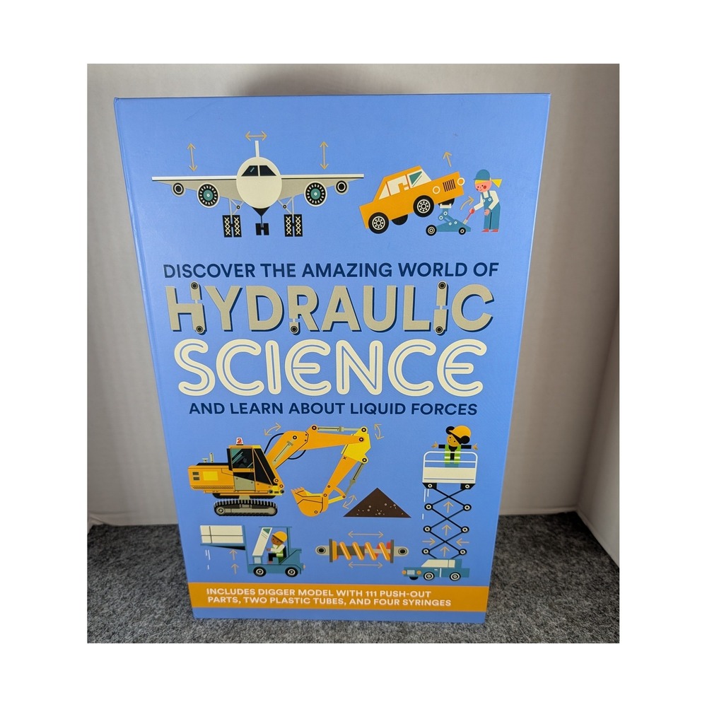 QEB Hydraulic Science Kit Build Your Own Working Digger Model STEM Toy Ages 8+